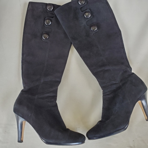 Cole Haan x Nike Air Aliya Suede Knee Boot - Picture 1 of 6